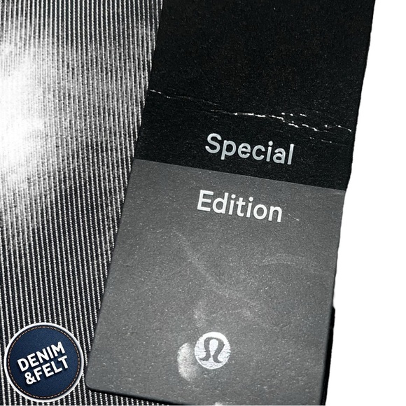 Lululemon Base Pace High-Rise Tight 25" *Two-Tone Ribbed Black / Gull Grey | NEW - Picture 6 of 13